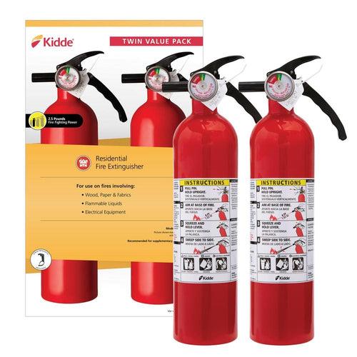 Basic Use Fire Extinguisher with Easy Mount Bracket & Strap, 1-A:10-B:C, Dry Chemical, One-Time Use, 2-Pack - fbdb2axeakgywrtjxzf9_x500.jpg