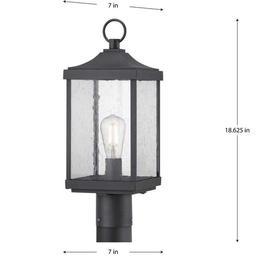 Park Court 1-Light Textured Black Traditional Outdoor Post Lantern with Clear Seeded Glass - ffasp8utx09cwaa4tdjj_x500.jpg