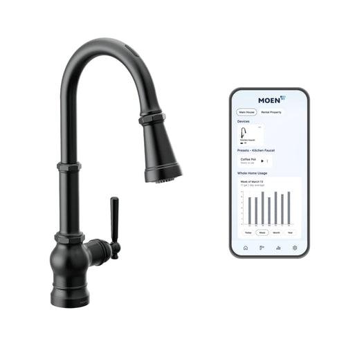 Paterson Smart Faucet 1.5 GPM Single Hole Pull Down Kitchen Faucet with Voice Control - ffupfbir8sow8hwsduj2_x500.jpg