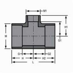 Tee, 3/4 x 1/2 in, Socket, SCH 80/XH, PVC - fg8zc0yirkwditan0ylo_x500.jpg