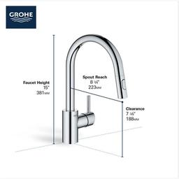 Concetto 1.75 GPM Single Hole Pull Down Kitchen Faucet - fgrtenft8fgl7q4ccepw_x500.jpg