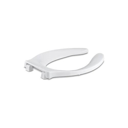 Stronghold® Toilet Seat, Elongated Bowl, Open Front, Less Cover, Plastic, White - fgzl3r3xutjacj2eiodf_x500.jpg