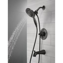 Arvo In2ition 2-in-1 Rough Included Single-Handle 4-Spray Tub and Shower Faucet 1.75 GPM in Matte Black Valve Included - fhvut91vvdnje8abhjt5_x500.jpg