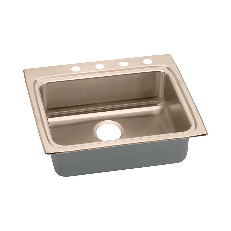 CuVerro Single Bowl Kitchen Sink, Top Mount, ADA, 25 x 22 in, 4-5/8 in Bowl Depth, 4-Hole, 18 ga Lustrous Satin Steel, Stainless - fing2ya5xwi7bxo7jlgd_800x500@2x.jpg