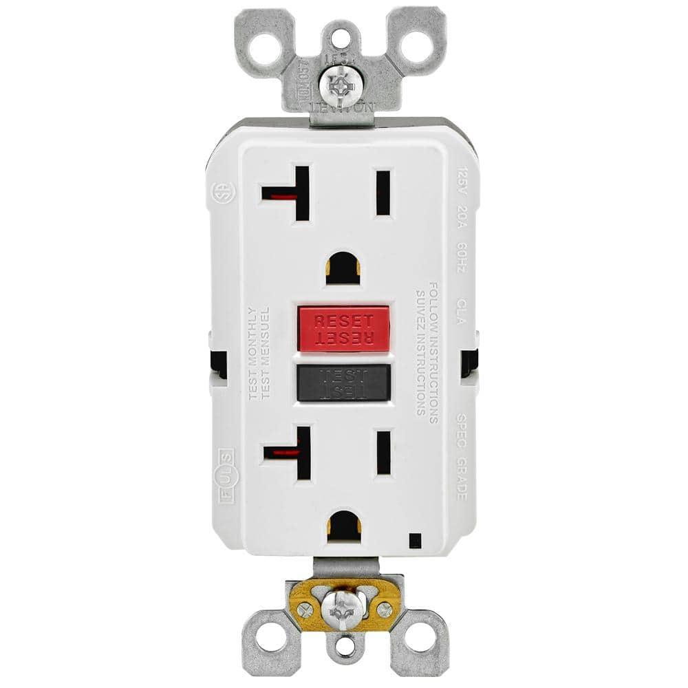 Leviton 20 Amp Self-Test SmartlockPro Slim Duplex GFCI Outlet, White - fjg3ubishkjjwco3iwt7_800x500@2x.jpg