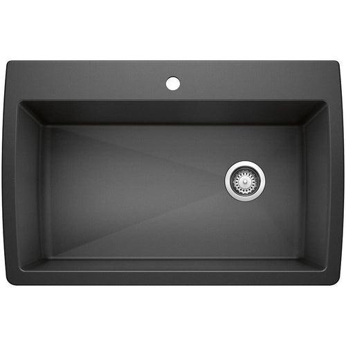 SILGRANIT® II Single Bowl Kitchen Sink, Top/Under Mount, 32-1/2 x 32-1/2 in, 9-1/2 in Bowl Depth, 1-Hole, Granite, Anthracite - fkr8sac6jmfh8jarxzxh_x500.jpg