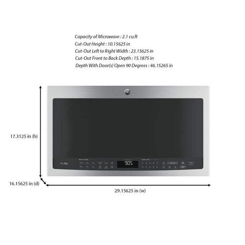 Profile 2.1 cu. ft. Over the Range Microwave in Stainless Steel with Sensor Cooking - fmm62mirjsbxoryemzgq_x500.jpg