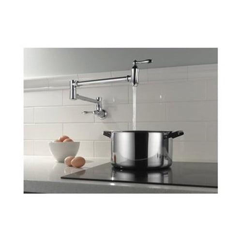 Pot Filler Faucet, Wall Mount, ADA, 2 Lever Handle, 1-Hole, Stainless - foqglfiitjgxj3njbnja_x500.jpg