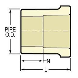 Transition Bushing, 1/2 in, IPS Spigot x Socket, SCH 40/STD, CPVC - fpwnqybid57viadjzuo0_x500.jpg