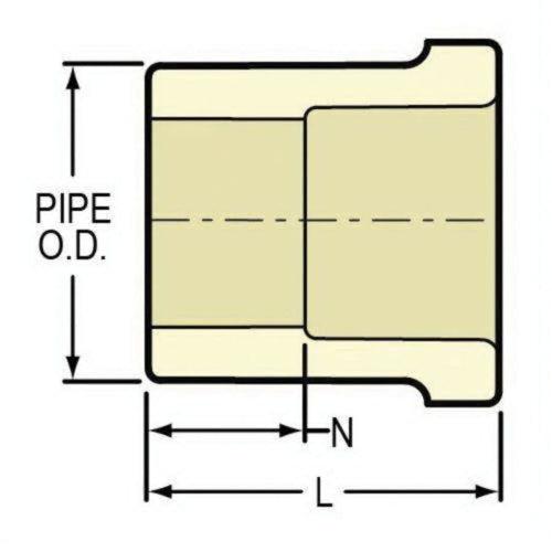 Transition Bushing, 1/2 in, IPS Spigot x Socket, SCH 40/STD, CPVC - fpwnqybid57viadjzuo0_x500.jpg