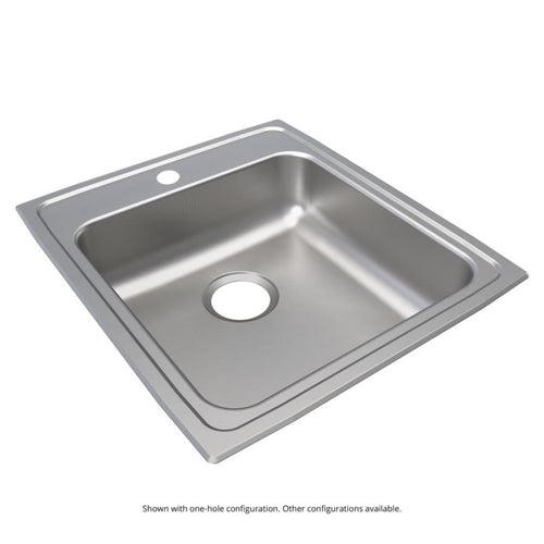 Lustertone™ Classic Single Bowl Kitchen Sink, Top Mount, ADA, 19-1/2 x 22 in, 5-3/8 in Bowl Depth, 3-Hole, 18 ga Lustrous Satin Steel, Stainless - fqh3gj5bjcoapoju4dk2_x500.jpg