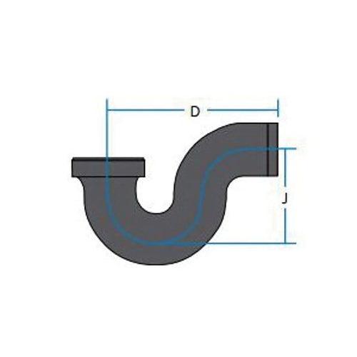 P-Trap, 2 x 1-1/2 in, No Hub x FNPT, Cast Iron - fsmjkc0socodh8y6orrp_x500.jpg