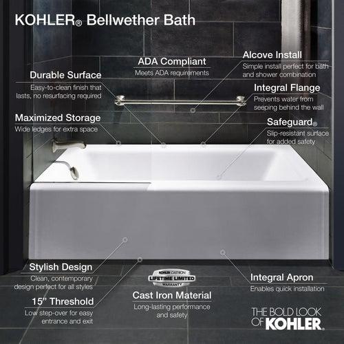 Bellwether Collection 60" Three Wall Alcove Bath Tub with Integral Apron and Left Hand Drain - fsow0ekboqhmm3w9j2v2_x500.jpg