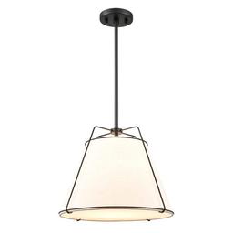 Lise 15 in. 1-Light Black Chandelier with Fabric Shade - fvafg7vcvogbz2cs0u2p_x500.jpg