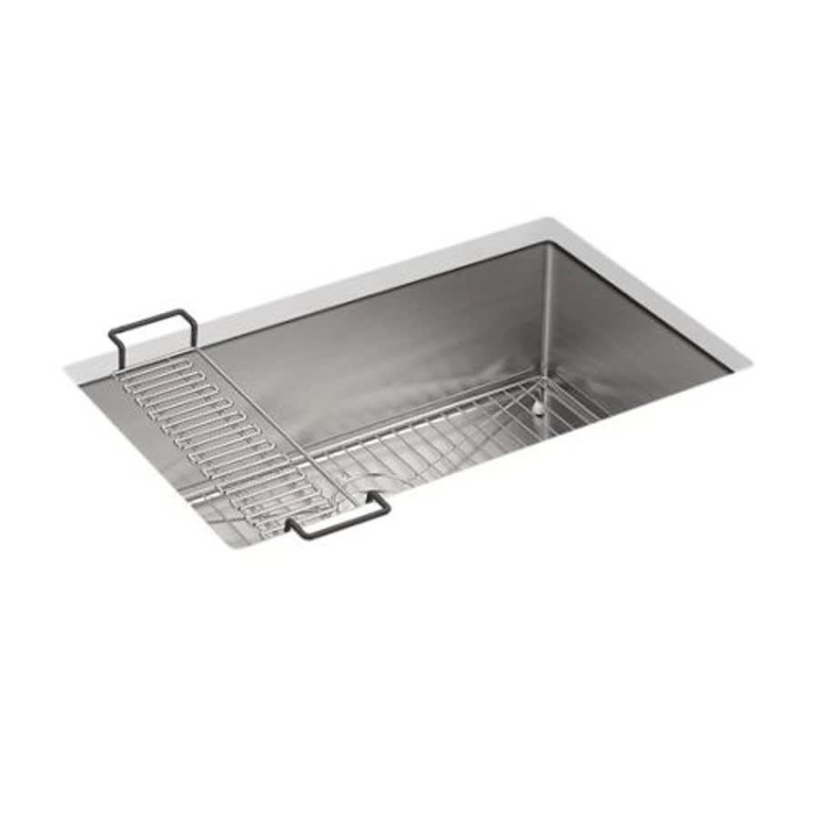 Strive™ Single Bowl Kitchen Sink, Under Mount, 29 x 18-5/16 in, 9 in Bowl Depth, 16 ga Satin Steel, Stainless - fxqhcr2lhyfqgkldv2el_800x500@2x.jpg