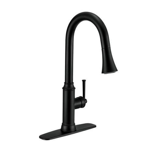 Hopkins 1.75 GPM Single Hole Pull Down Kitchen Faucet - Includes Escutcheon - fxr7w1mqdvciuwf5a0yx_x500.jpg