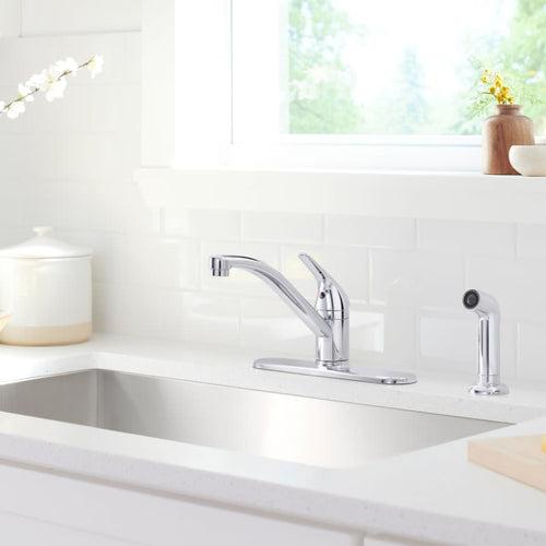 Jolt 1.5 GPM Single Hole Kitchen Faucet - Includes Side Spray Escutcheon - g10bkstmnm91pn6mcuko_x500.jpg