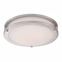 Hampton Bay Flaxmere 12 in. Brushed Nickel Dimmable LED Integrated Flush Mount with Frosted White Glass Shade - g2fvj0hmpealjxvae1ze_800x500@2x.jpg