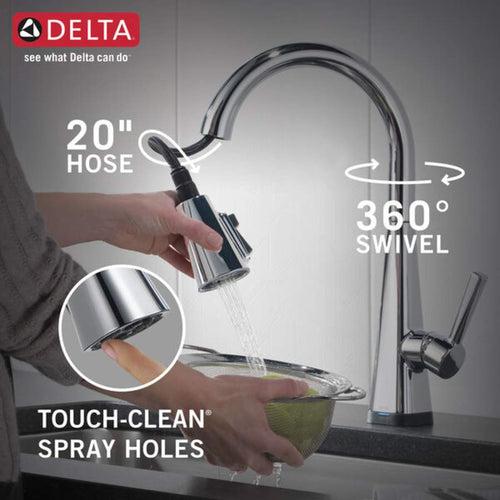 Lenta Pull-Down Kitchen Faucet with On/Off Touch Activation, Magnetic Docking Spray Head, ShieldSpray and Touch2O - g2j6epe37gv81nxetns9_x500.jpg