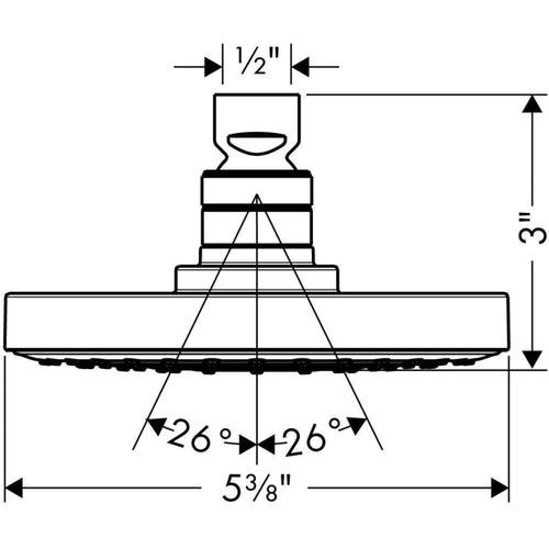 Raindance S Rain 2.5 GPM Shower Head - g7cbfifdax8604qoctk1_x500.jpg