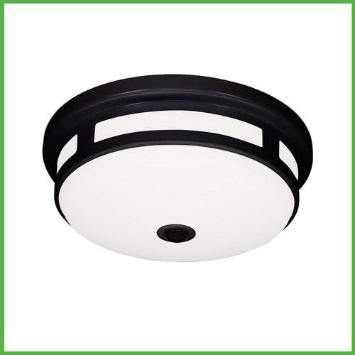 11 in. Round Black Exterior Outdoor Motion Sensing LED Ceiling Light 830 Lumens 5-Color Temperature Options Wet Rated - ganqji8ccse1h6idglwt_x500.jpg