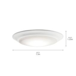 Gen I 8" Wide LED Flush Mount Bowl Ceiling Fixture - 2700K - gcdmojdzzayf7oxjiqf5_x500.jpg