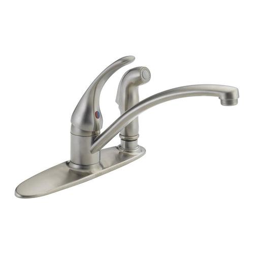 Foundations® Kitchen Faucet, Deck Mount, ADA, 1 Lever Handle, 3-Hole, Stainless - gdb5t0pvpxxqxdtpvg6z_x500.jpg