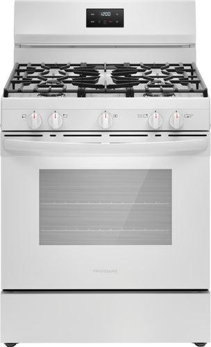 Frigidaire 30 in. 5.0 cu. ft. 5-Burner Gas Range with Manual Clean in White - gflrf4ao3nu6yn5mywrg_x500.jpg