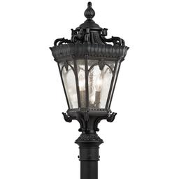 Tournai 3 Light 27" Tall Single Outdoor Post Light with Seedy Glass Panels - ghzlw6bhzl3mohkvoly5_x500.jpg