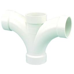 Double Fixture Tee, 2 x 1-1/2 x 1-1/2 x 1-1/2 in, Hub, DWV, PVC - gjvwrzwizcv7emnkdx6i_x500.jpg