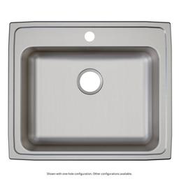 Lustertone™ Classic Single Bowl Kitchen Sink, Top Mount, ADA, 25 x 21-1/4 in, 5-7/8 in Bowl Depth, 3-Hole, 18 ga Lustrous Satin Steel, Stainless - gl8o2m000foypvhghyph_x500.jpg