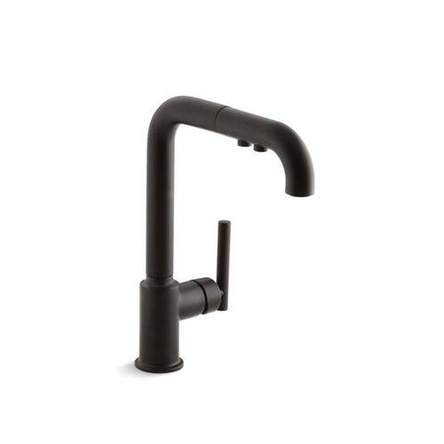 Purist® Kitchen Faucet, Deck Mount, ADA, 1 Lever Handle, 1-Hole, Matte Black - glaor1btenw2ukddsdqn_x500.jpg