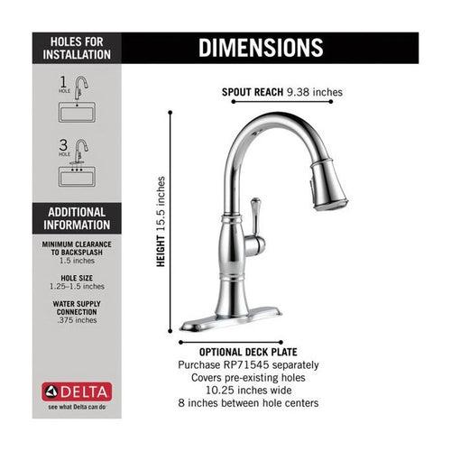 Cassidy™ Kitchen Faucet, Deck Mount, ADA, 1 Lever Handle, 1 or 3-Hole, Lumicoat Chrome - glez4oraaqkxu4zu6idu_x500.jpg