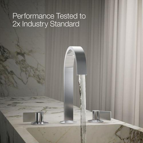 Components 1.2 GPM Single Hole Bathroom Faucet with Pop-Up Drain Assembly - Less Handles - gmcbkcwalvlcsbg00teb_x500.jpg