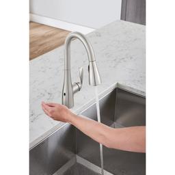 Arbor Pull-Down High Arc Kitchen Faucet with MotionSenseâ¢, Power Cleanâ¢, and Reflexâ¢ Technology - Includes Escutcheon Plate - gn8ono01am9izieo29lc_x500.jpg