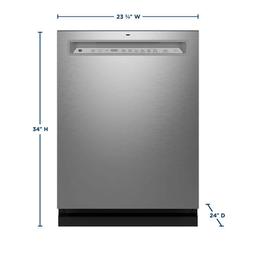 24 in. Fingerprint Resistant Stainless Front Control Built-In Tall Tub Dishwasher with Dry Boost, 3rd Rack, and 47dBA - gpdwkemxodlfc17ntdez_x500.jpg