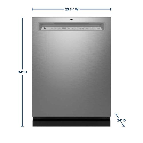 24 in. Fingerprint Resistant Stainless Front Control Built-In Tall Tub Dishwasher with Dry Boost, 3rd Rack, and 47dBA - gpdwkemxodlfc17ntdez_x500.jpg