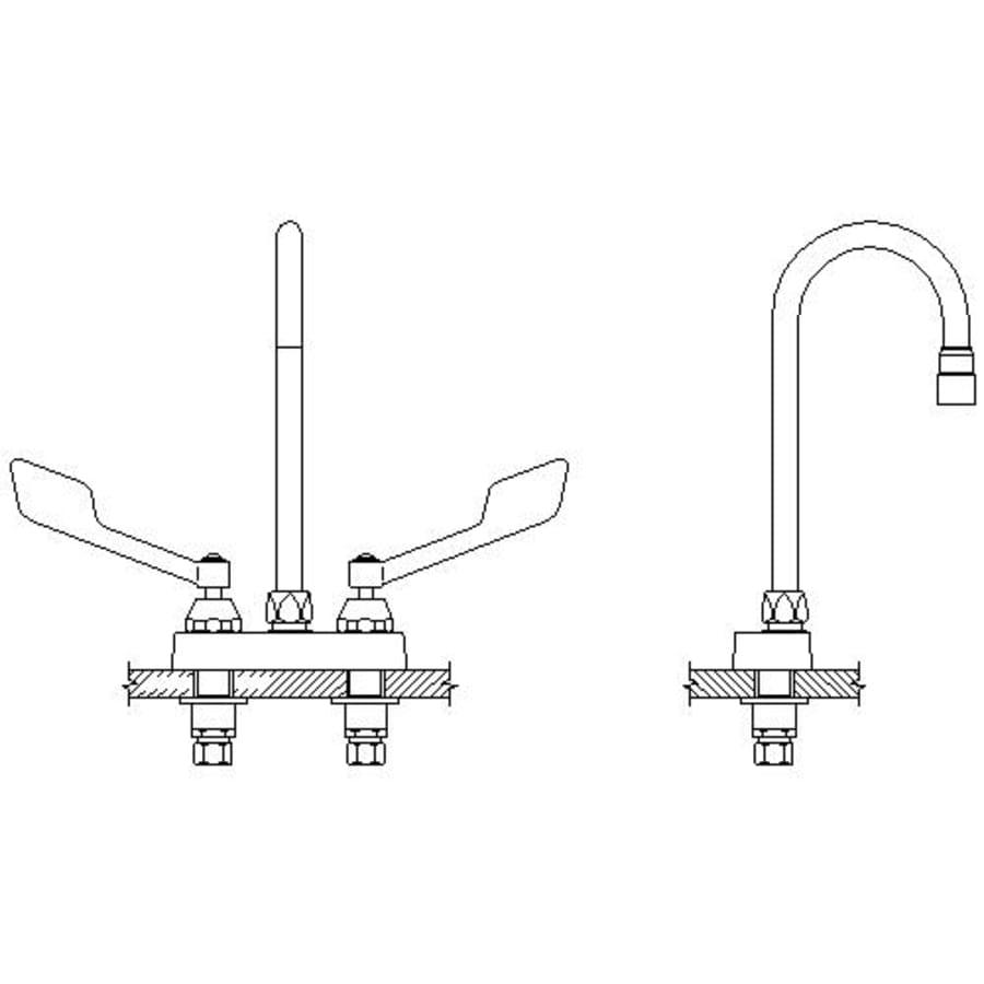 Double Handle 0.5GPM Ceramic Disc Bathroom Faucet with Wrist Blade Handles and 10-13/32" Gooseneck Spout from the Commercial Series - gtbbbg64n2ixbsqwaev6_800x500@2x.jpg