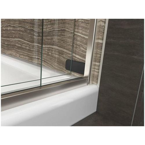 Levity 74" High x 59-5/8" Wide Bypass Semi Frameless Shower Door with Clear Glass - gti5gfxl55j4tpxf5fv1_x500.jpg