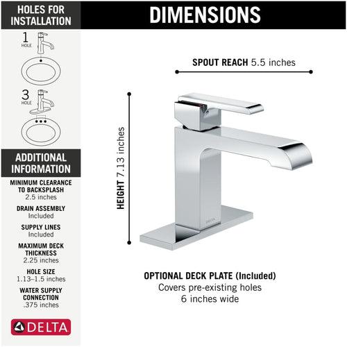 Ara 1.2 GPM Single Hole Bathroom Faucet with Metal Pop-Up Drain Assembly - Limited Lifetime Warranty - gtiu67ii1wvadfipzh3d_x500.jpg