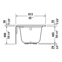 Architec Alcove Tub, 60 x 32 x 19-1/4 in, Right Hand Drain, White - gtn1r3ikynws9cdkbkbi_x500.jpg