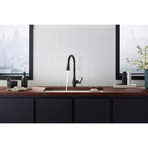 Artifacts Touchless 1.5 GPM Single Hole Pull Down Kitchen Faucet with Three-Function Spray Head - gtqsdlzbbllqwcaqlmll_x500.jpg