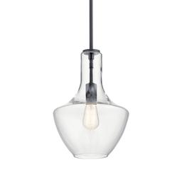 Everly Single Light 11" Wide Pendant with Clear Glass Shade - guoazrua8ohcfkxmkhor_800x500@2x.jpg