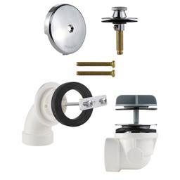 Bath Drain Half Kit, Lift & Turn, PVC, Polished Chrome - gvlf3oi5hgnutvfz3ou6_800x500@2x.jpg