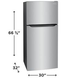 Frigidaire 30 in. 20 cu. ft. Top Freezer Refrigerator in Stainless Steel - gw2292hq9hewenq4ubln_x500.jpg