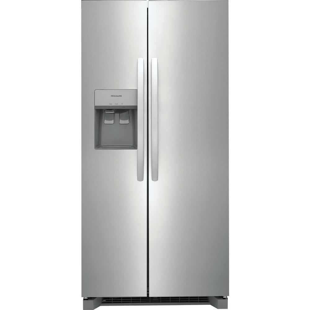 33 in. 22.3 cu. ft. Side by Side Refrigerator in Stainless Steel, Standard Depth - gzb9spsyruralrdmzjhv_800x500@2x.jpg