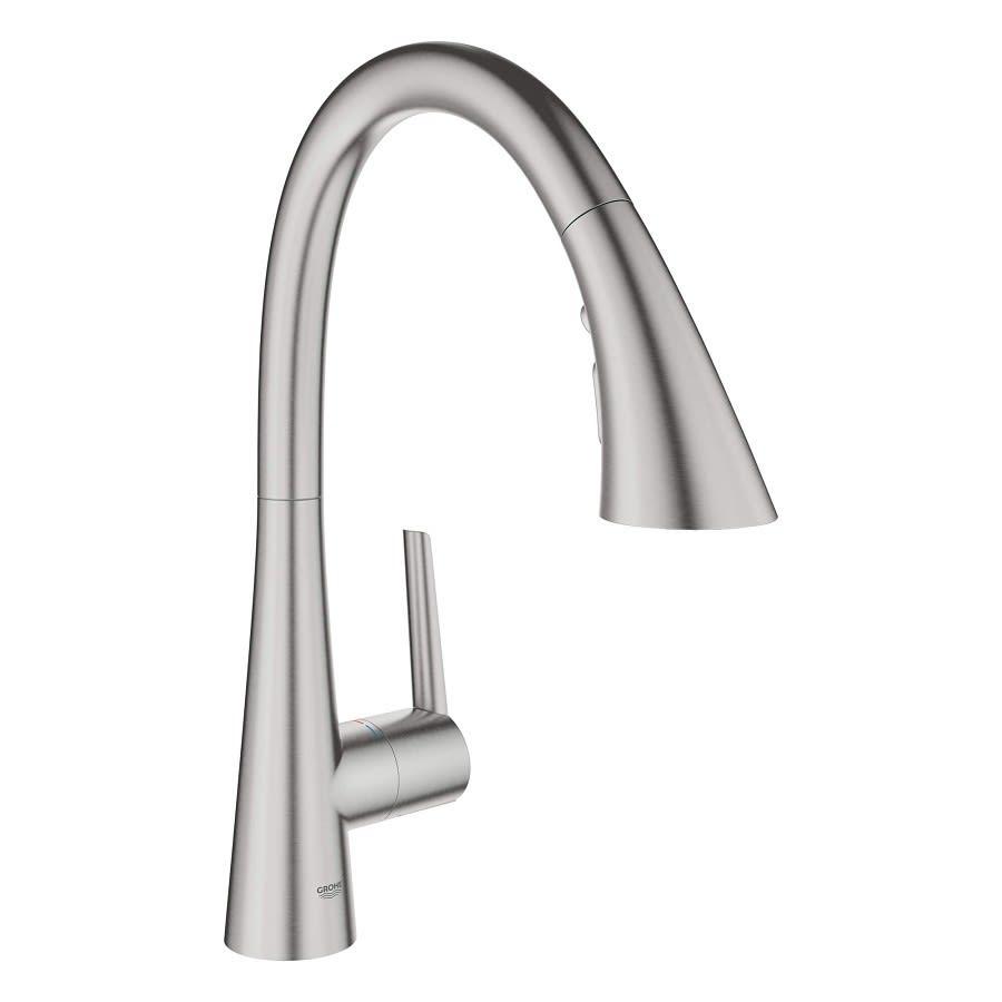 Zedra Kitchen Faucet, Deck Mount, ADA, 1 Lever Handle, 1-Hole, SuperSteel - gzjyfk49v90vkuub1fqv_800x500@2x.jpg