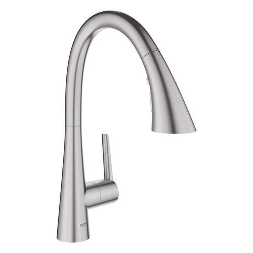 Zedra Kitchen Faucet, Deck Mount, ADA, 1 Lever Handle, 1-Hole, SuperSteel - gzjyfk49v90vkuub1fqv_x500.jpg