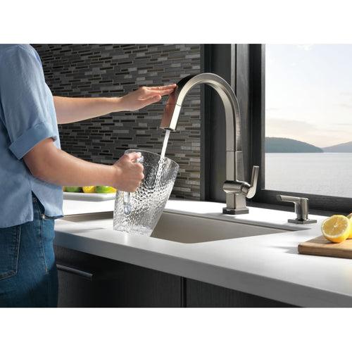 Pivotal 1.8 GPM Single Hole Pull Down Kitchen Faucet with On/Off Touch Activation, Magnetic Docking Spray Head - Includes Lifetime Warranty (5 Year on Electronic Parts) - h0bkvepvfdrwyfz8nis7_x500.jpg