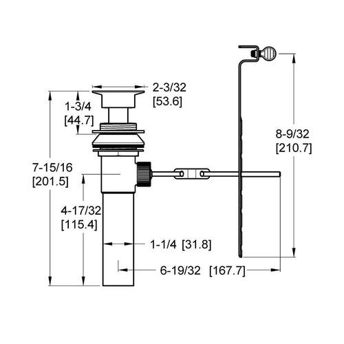 47 Series Pop-Up Sub-Assembly, Parisa™, Metal, Brushed Nickel - h5skckqovlbgjzouuumn_x500.jpg